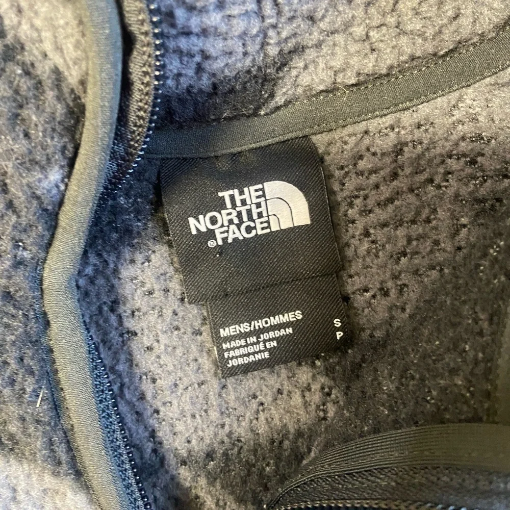 The Northface Aztec Fleece Pullover Black Grey Men’s Small 1/4 Zip north face